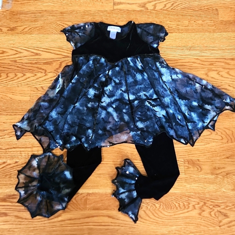 Girl Bat Costume Sz 8